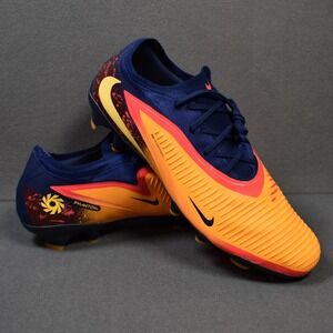 Nike Phantom 6 Low Pro Erling Haaland Firm Ground Cleats Mens 11.5 Orange Blue